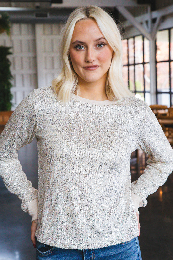 Sparkle Together Top, Champagne | Sanctuary