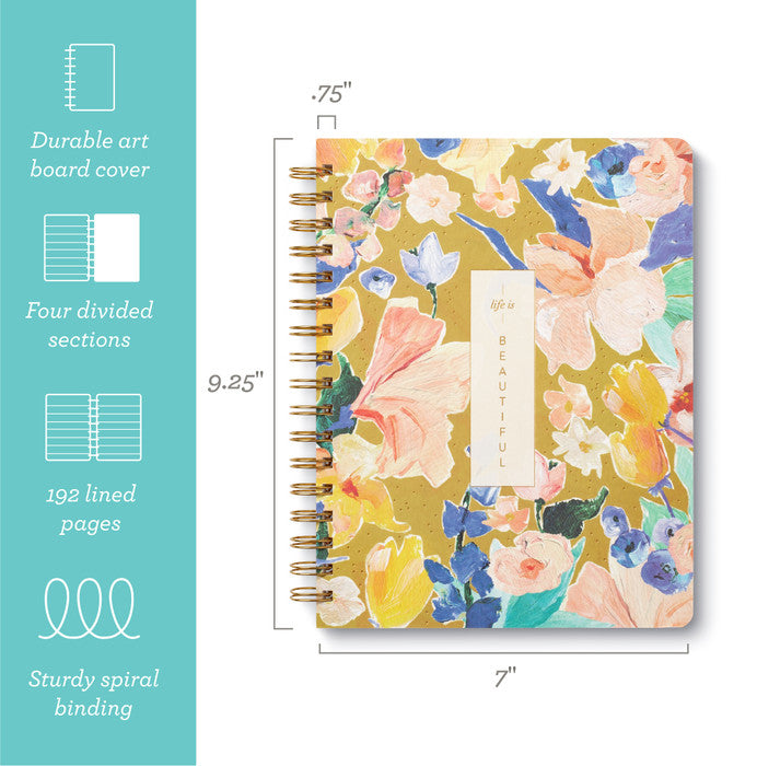 Life Is Beautiful Spiral Notebook