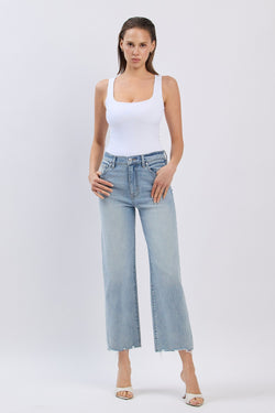 Dawn Super High Rise Crop Jeans, High Tolerance