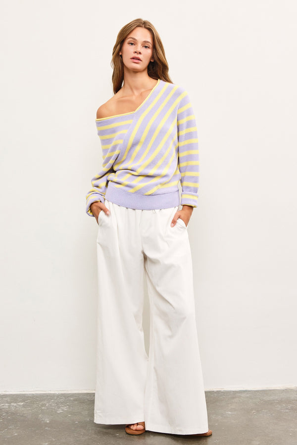 Luna Wide Leg Pants, White