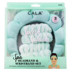 Spa Headband & Wristband Set, Mint | Pineapple Beauty