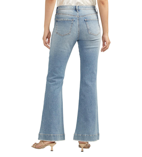 Kait Mid Rise Flare Jeans, Garden Blue | JAG – North & Main Clothing ...