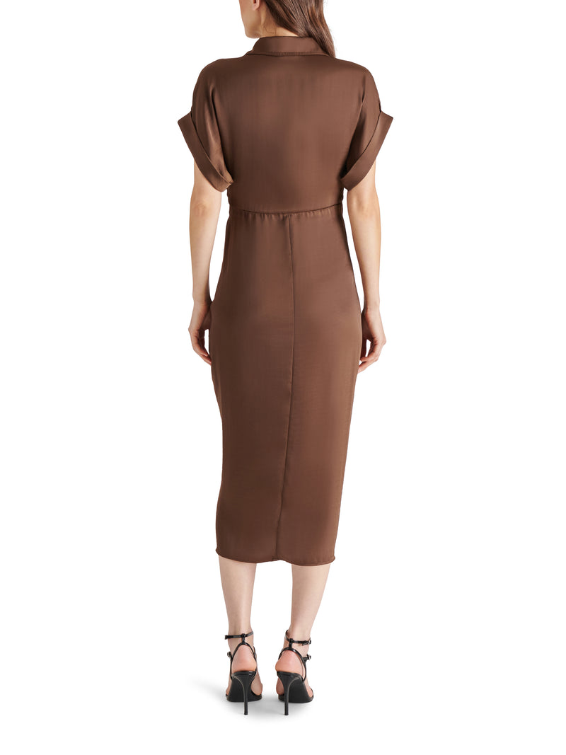 Tori Dress, Cocoa | Steve Madden