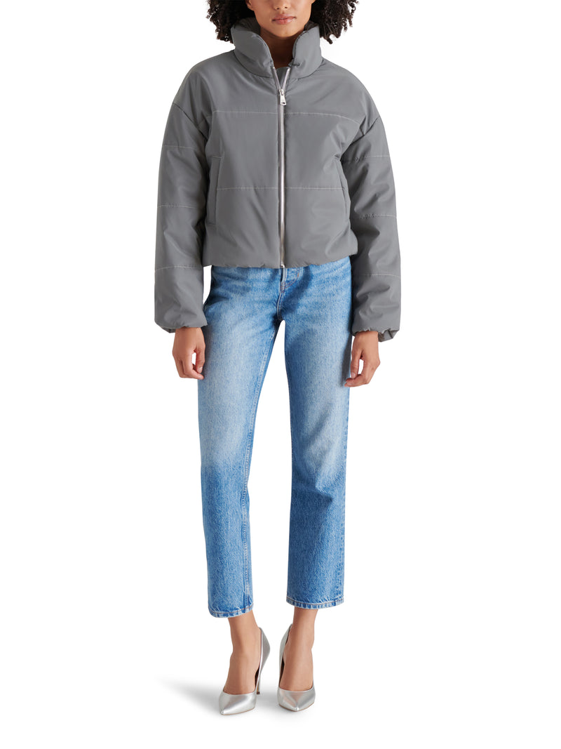 Polar Jacket, Silver | Steve Madden