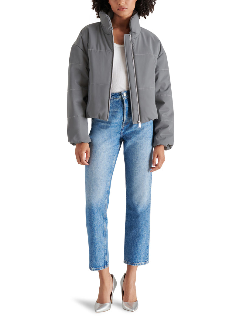 Polar Jacket, Silver | Steve Madden