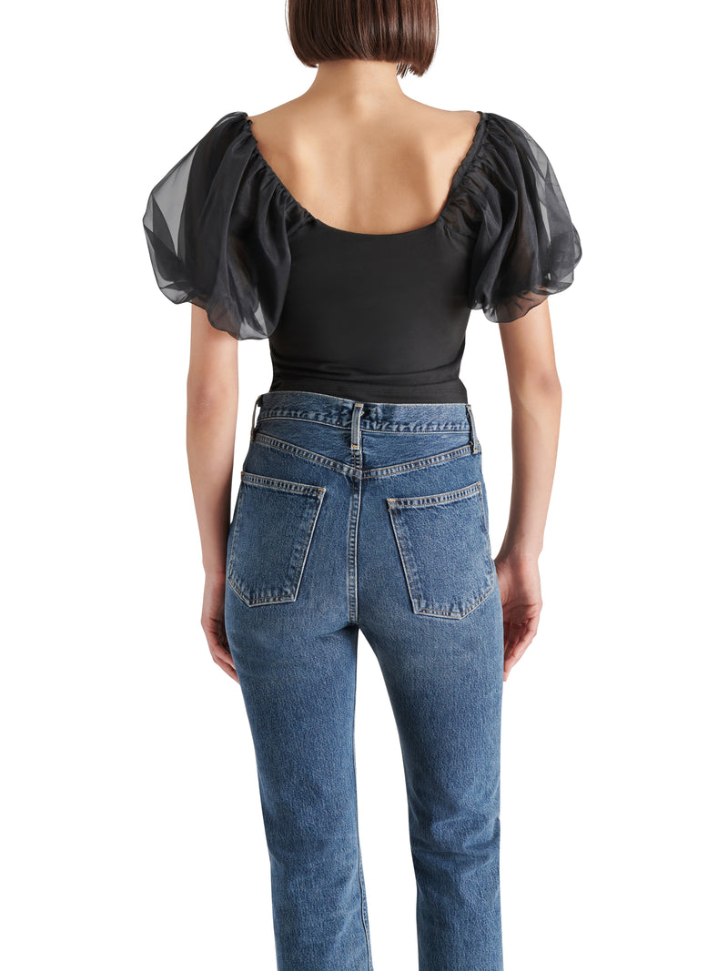 Pamelia Top, Black | Steve Madden