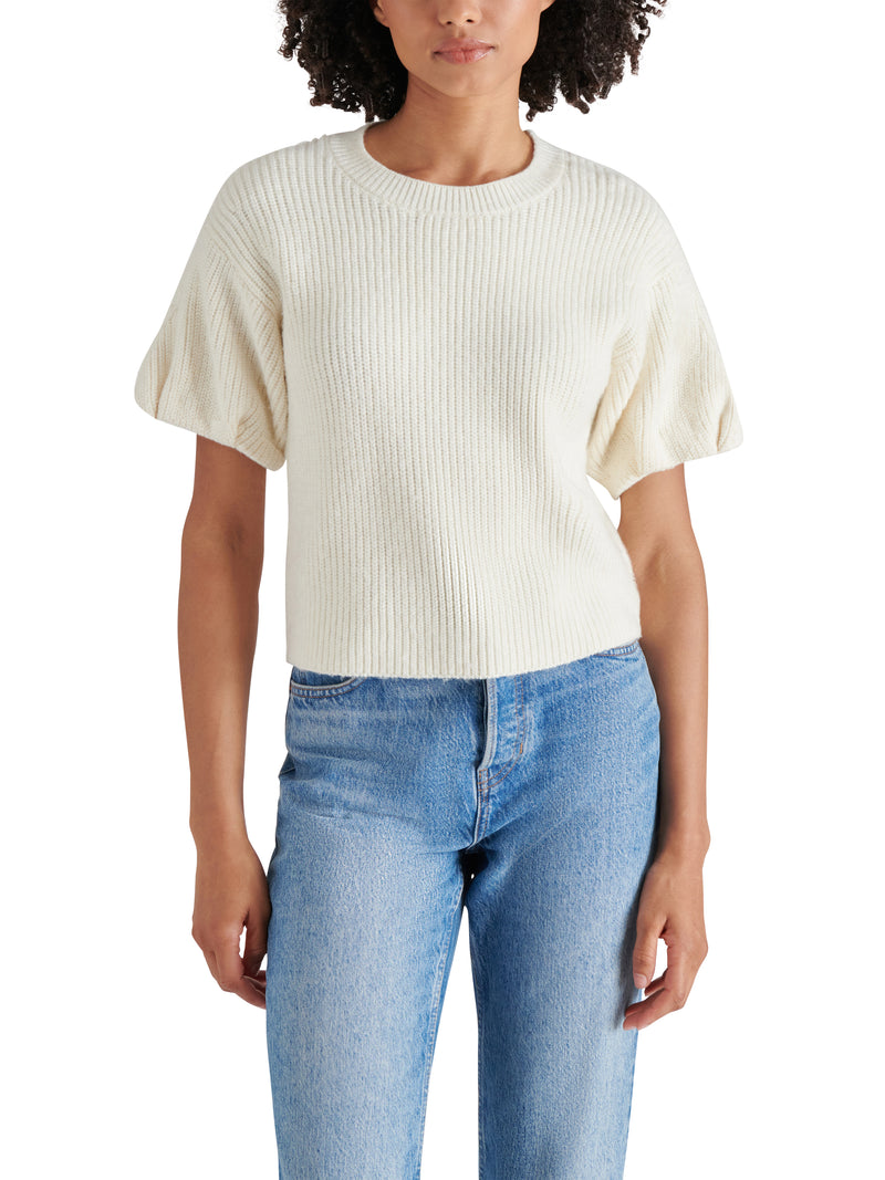 Jadey Sweater, Cream | Steve Madden