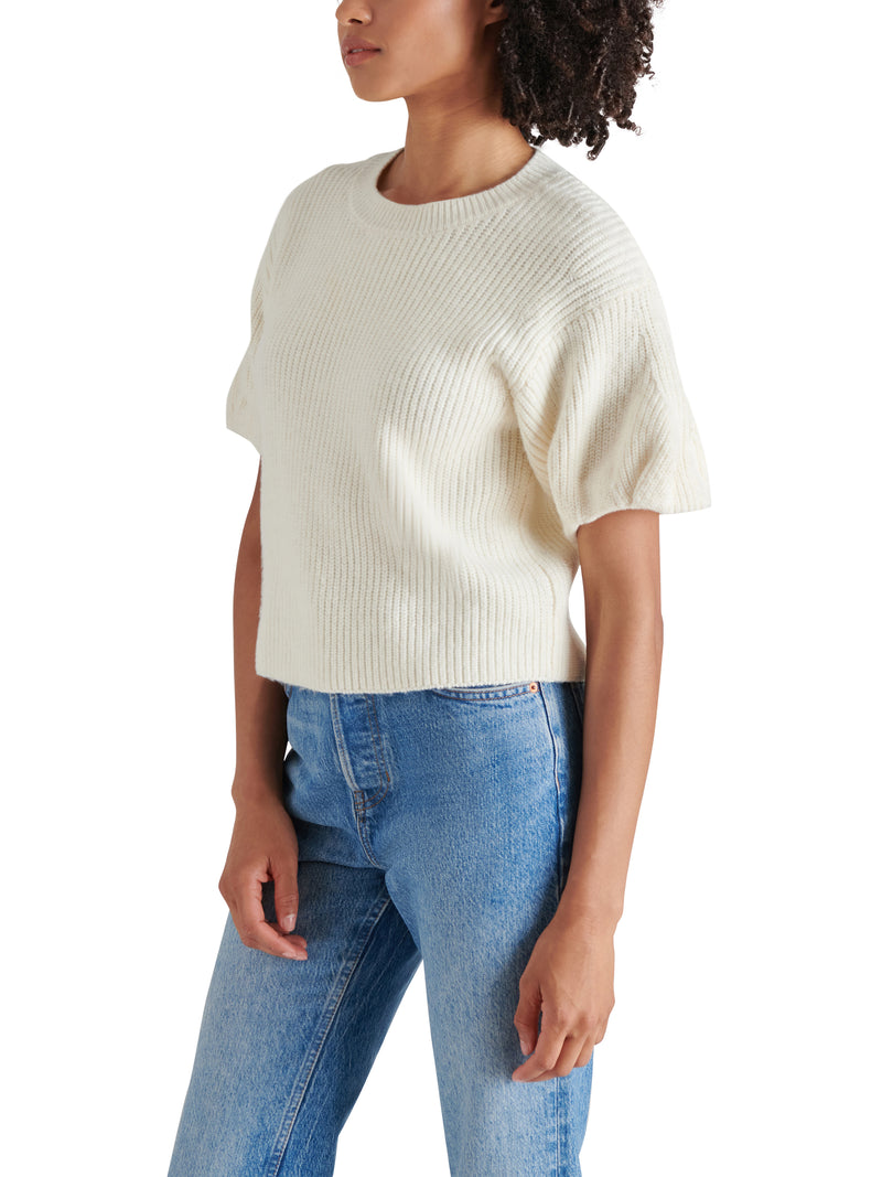 Jadey Sweater, Cream | Steve Madden