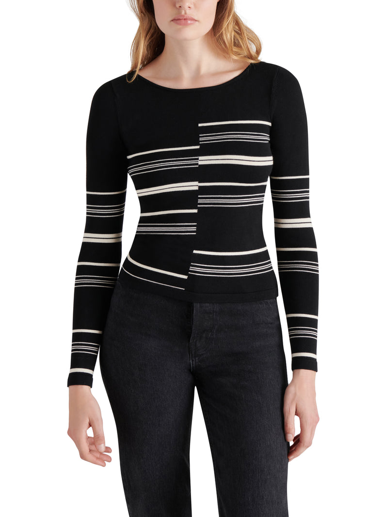 Joanne Sweater, Black Multi | Steve Madden