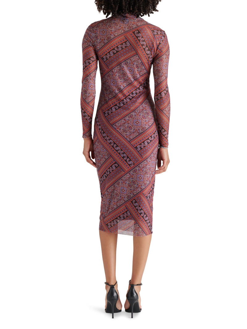 Vivienne Mesh Bodycon Dress, Multi | Steve Madden