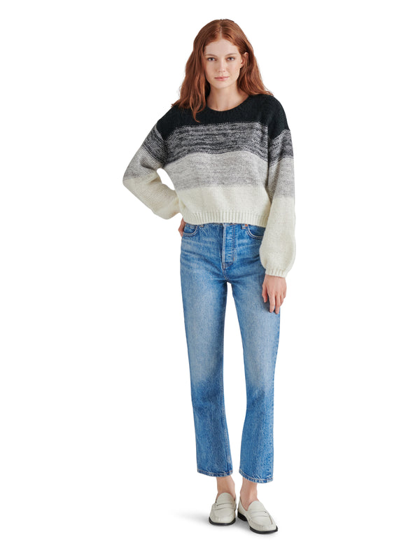 Colette Ombre Stripe Sweater, Multi | Steve Madden