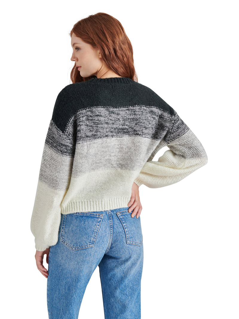 Colette Ombre Stripe Sweater, Multi | Steve Madden