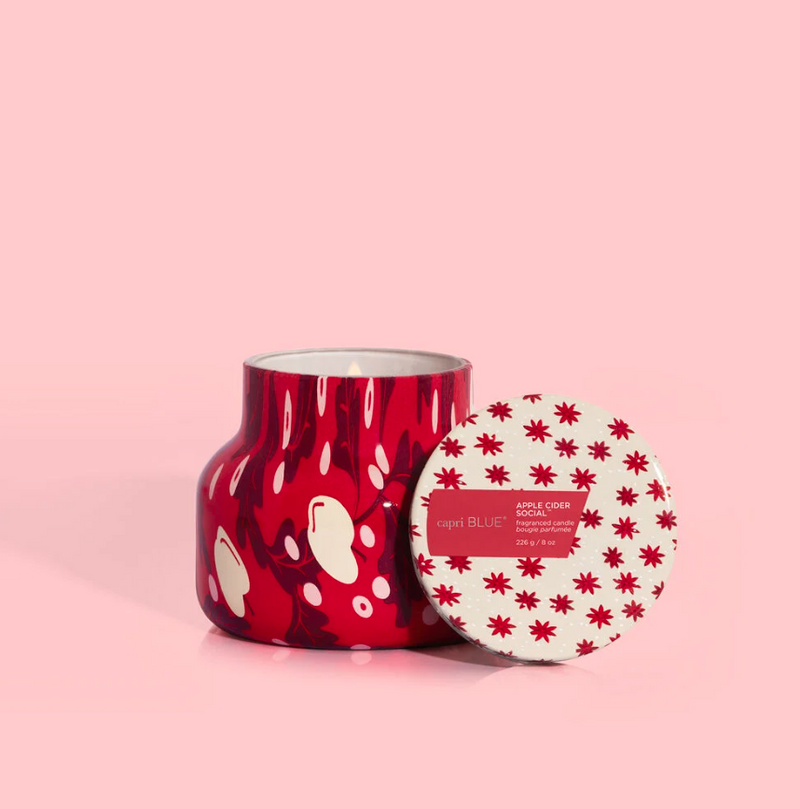 Holiday Pattern Play Petite Jar, Apple Cider Social | Capri Blue