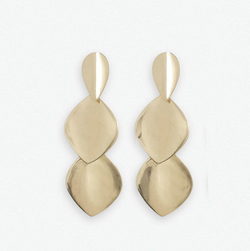 Flora Triple Leaf Dangle Earrings | Ink + Alloy