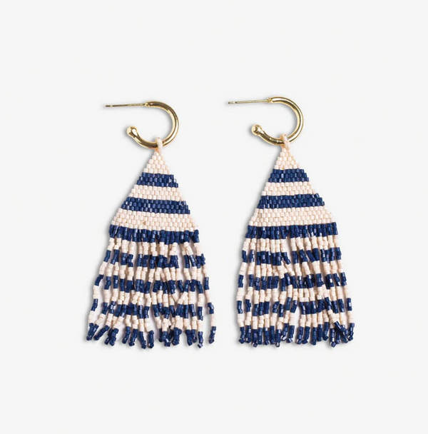 James Beaded Fringe Earrings | Ink + Alloy