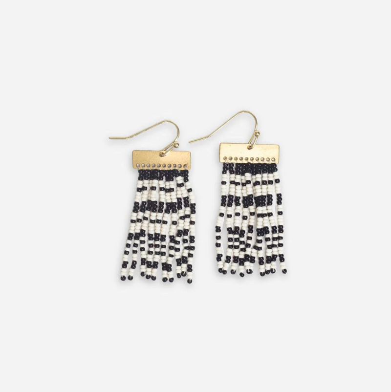 Scout Beaded Fringe Earrings | Ink + Alloy