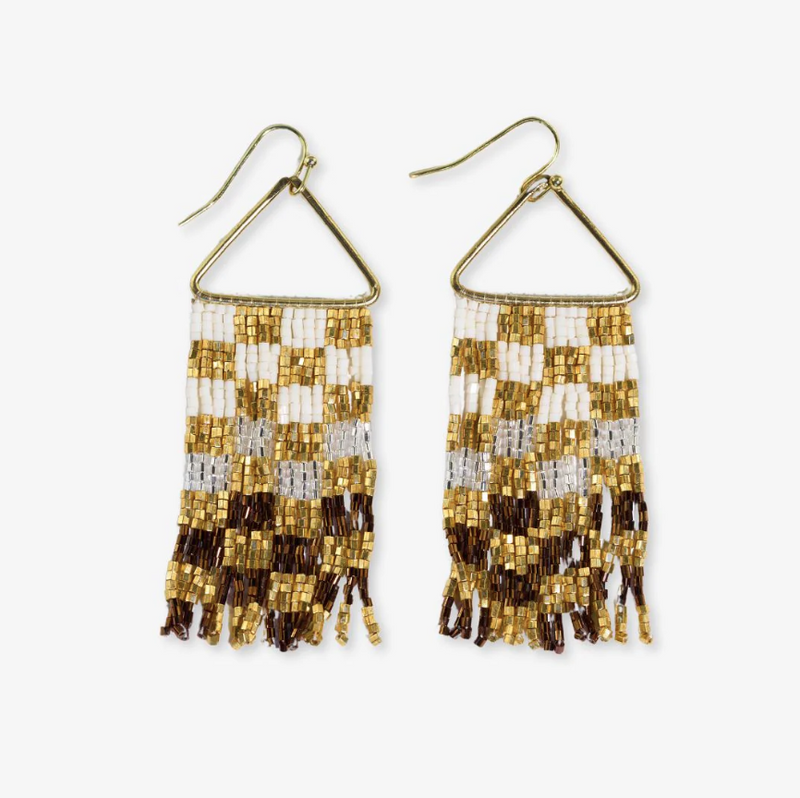 Paige Ombre Checkered Earring | Ink + Alloy