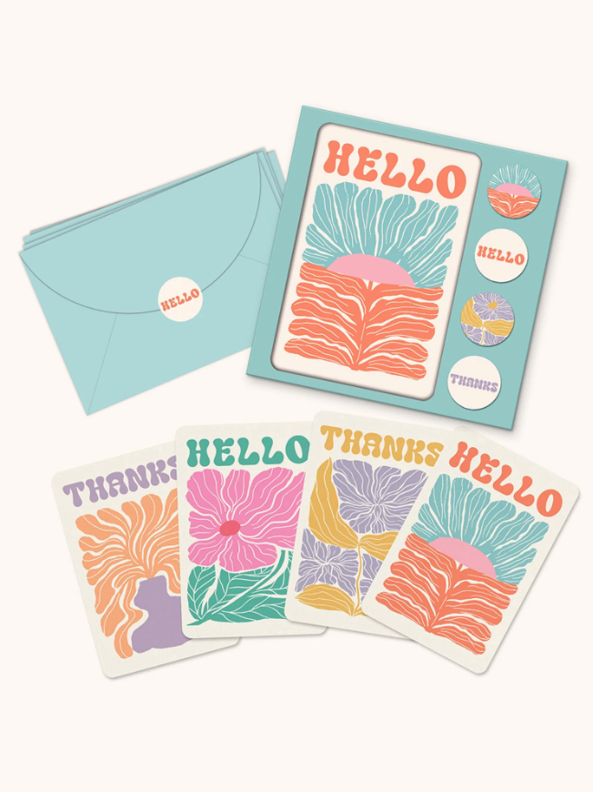 Fancy Flora Note Card Set