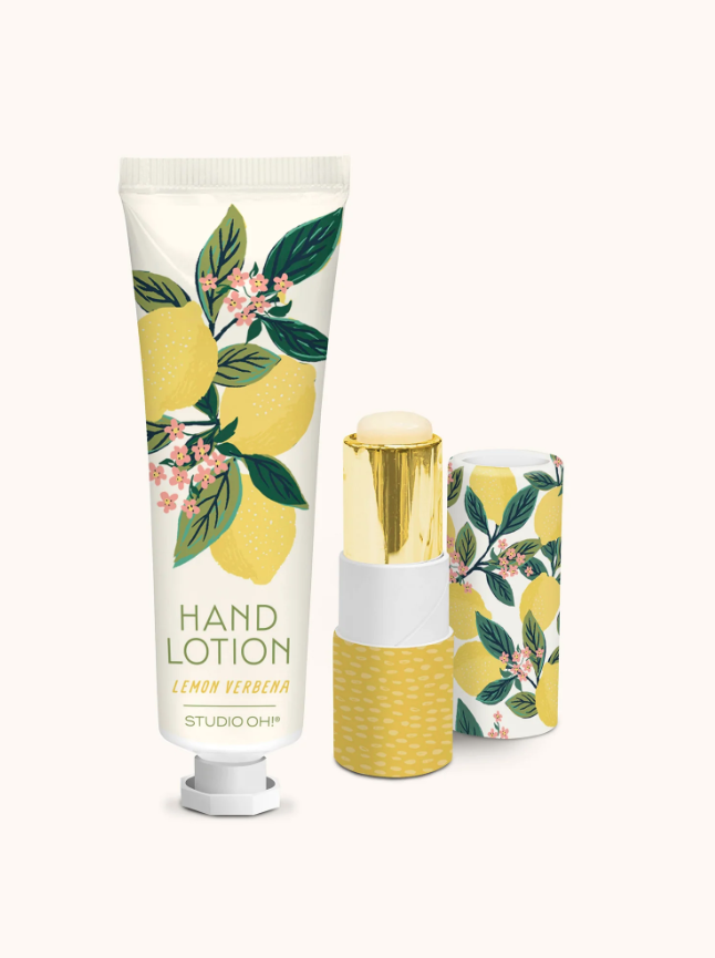 Lemon Tree Lip Balm & Hand Lotion Set