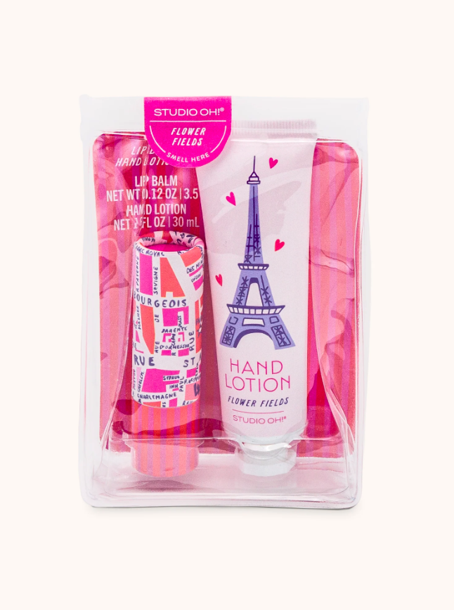 Rues De Paris Lip Balm & Hand Lotion Set