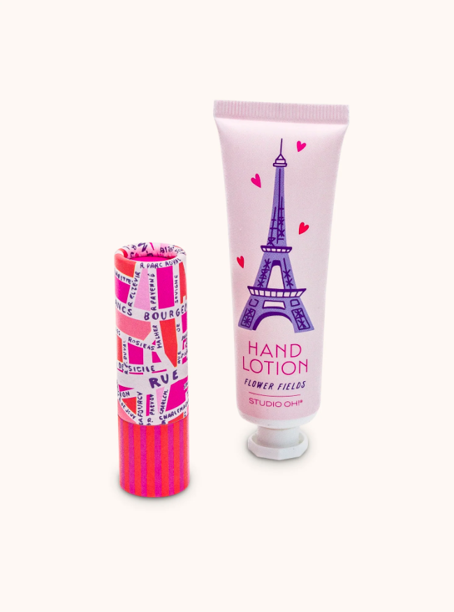 Rues De Paris Lip Balm & Hand Lotion Set