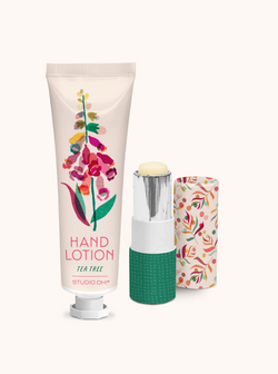 Summer Blooms Lip Balm & Hand Lotion Set