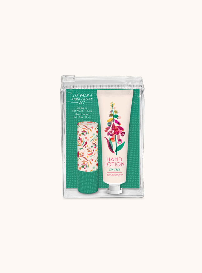 Summer Blooms Lip Balm & Hand Lotion Set