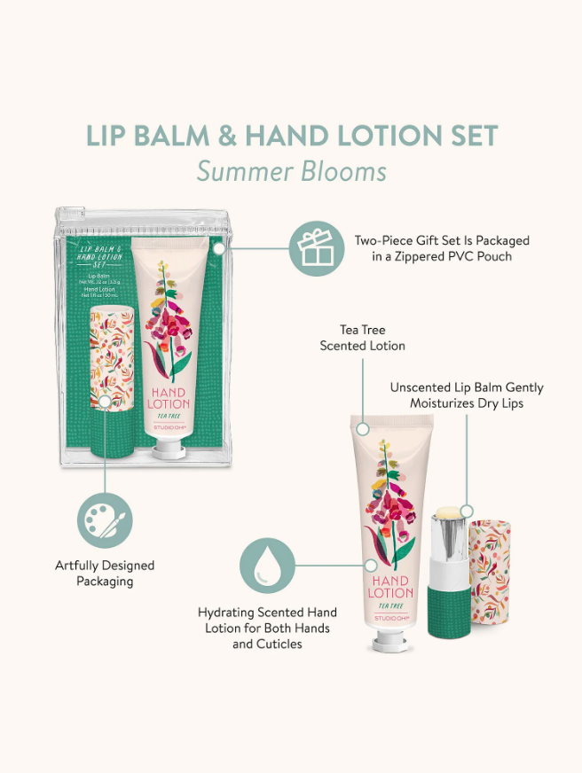 Lemon Tree Lip Balm & Hand Lotion Set