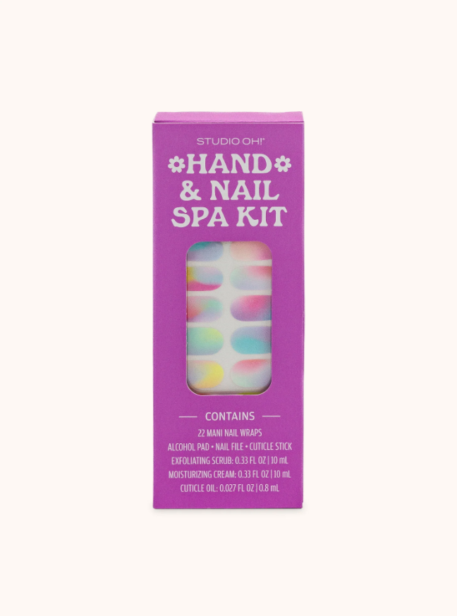 Tie-Dye Swirls Hand & Nail Spa Kit