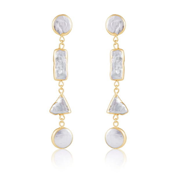 Tatiana Pearl Drop Earrings | Sahira Jewelry