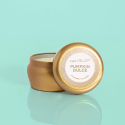 Glam Mini Tin Candle, Pumpkin Dulce | Capri Blue