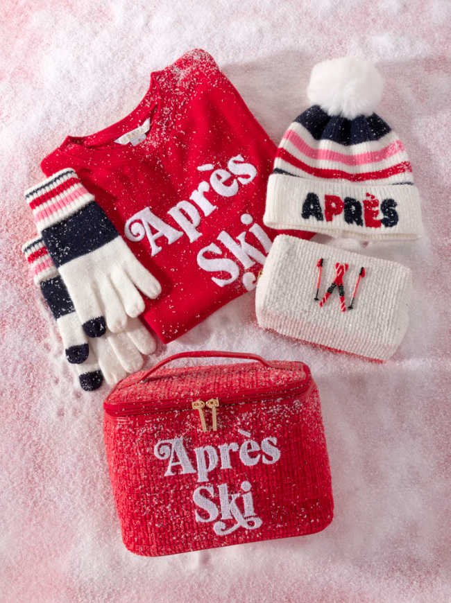 Apres Ski Cosmetic Case, Red