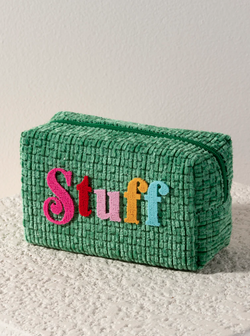 Stuff Zip Pouch, Green