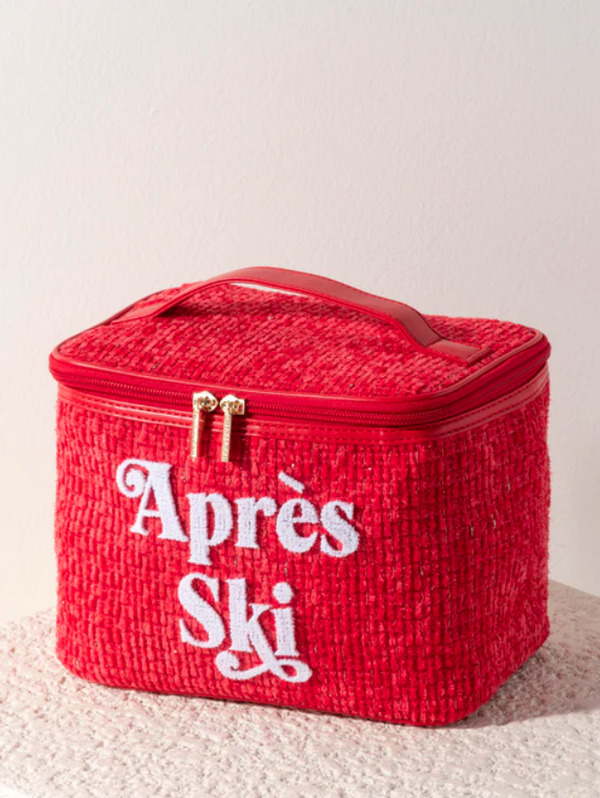 Apres Ski Cosmetic Case, Red