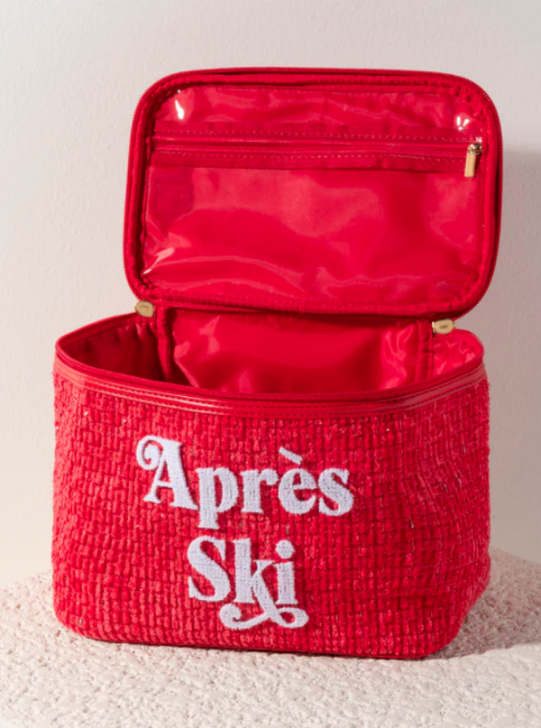 Apres Ski Cosmetic Case, Red