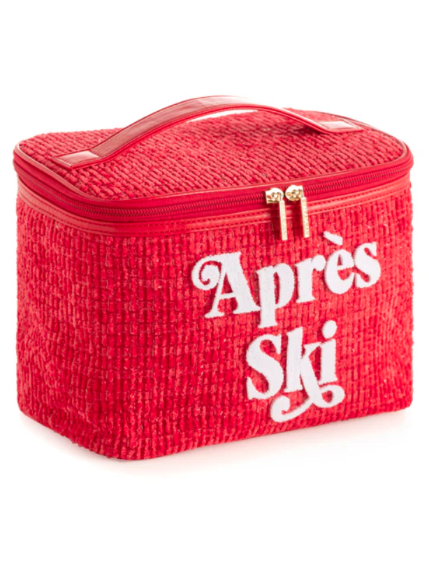 Apres Ski Cosmetic Case, Red