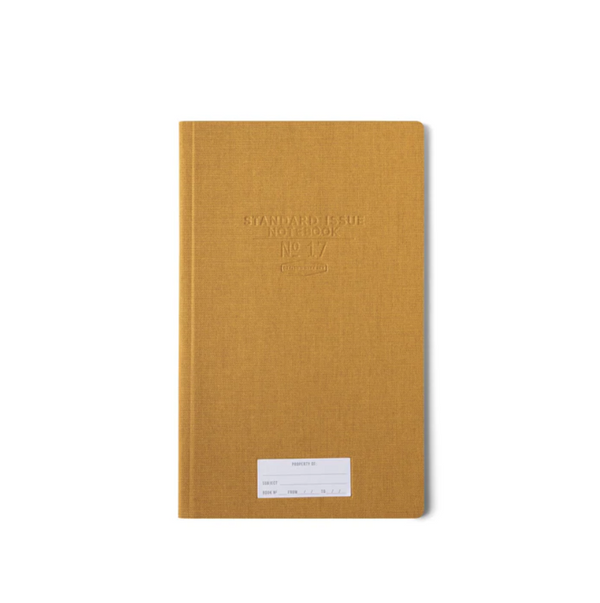 Standard Issue Tall Notebook No.17, Mustard