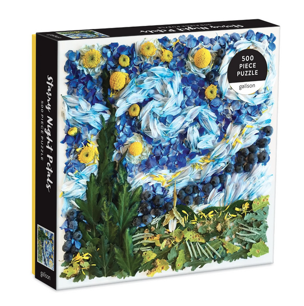 Starry Night Petals 500 PC Puzzle