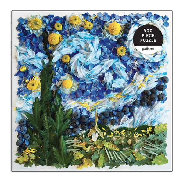 Starry Night Petals 500 PC Puzzle