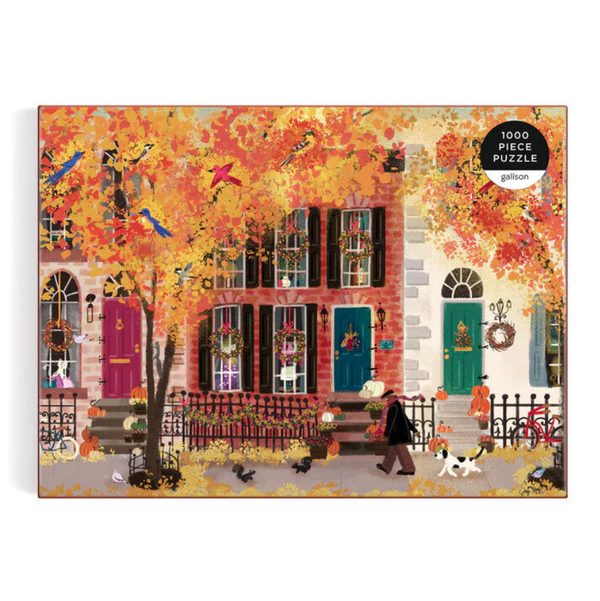 Autumn In The Neighborhood 1000 PC Puzzle