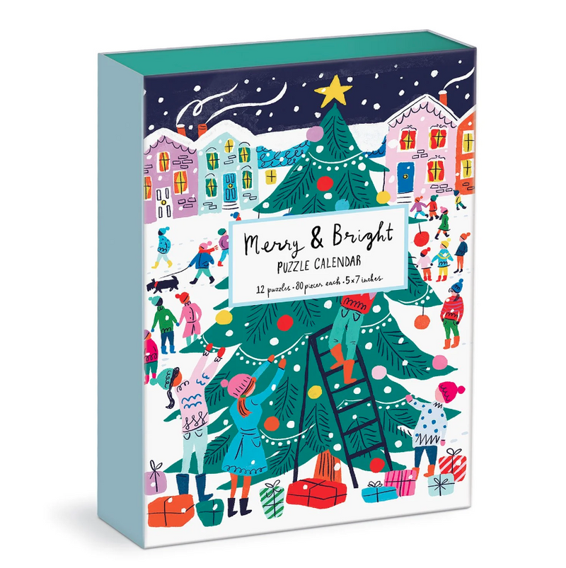 Merry & Bright 12 Days of Puzzles