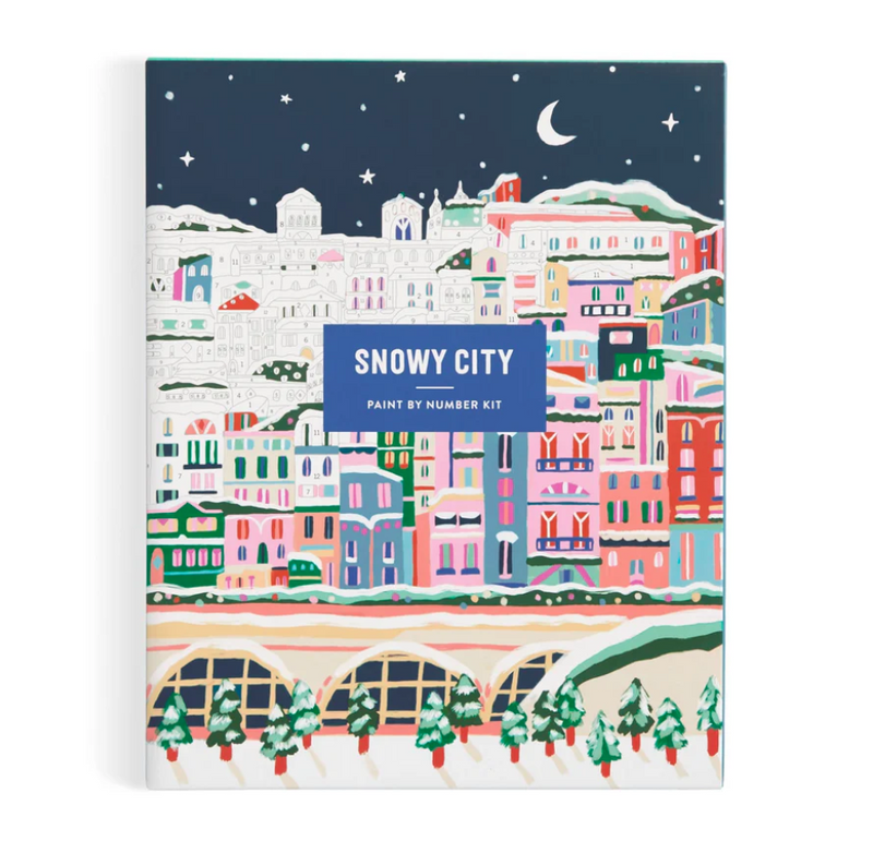 Snowy City Paint By Number Kit