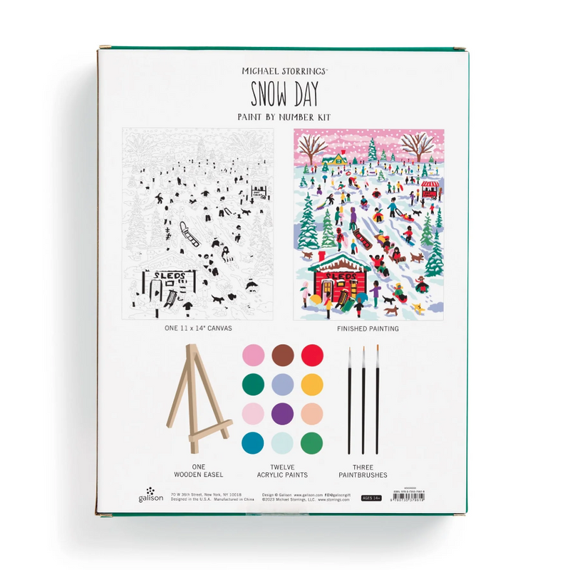 Snowy Day Paint By Number Kit