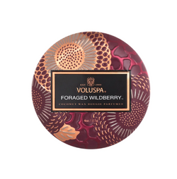 Mini Decorative Tin Candle, Foraged Wildberry | Voluspa