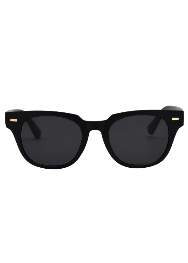 Lido Polarized Lens Sunglasses, Black/Smoke | I-SEA