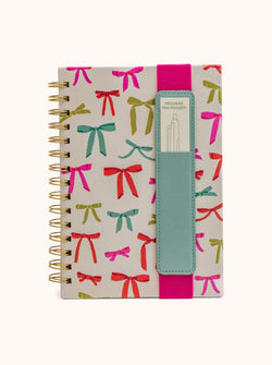 Put A Bow On It Pen Pocket Oliver Notebook