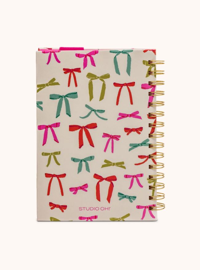 Put A Bow On It Pen Pocket Oliver Notebook