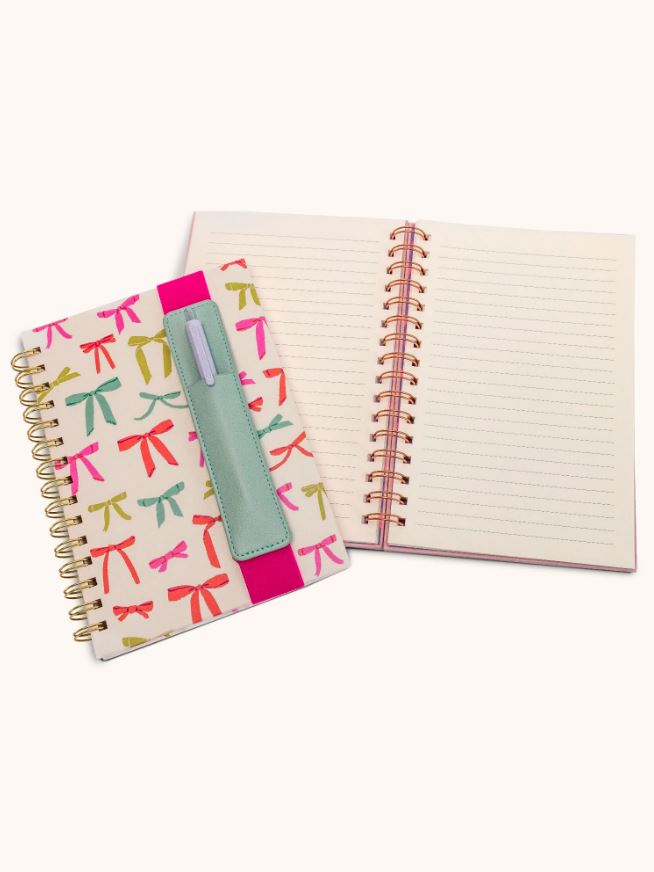 Put A Bow On It Pen Pocket Oliver Notebook