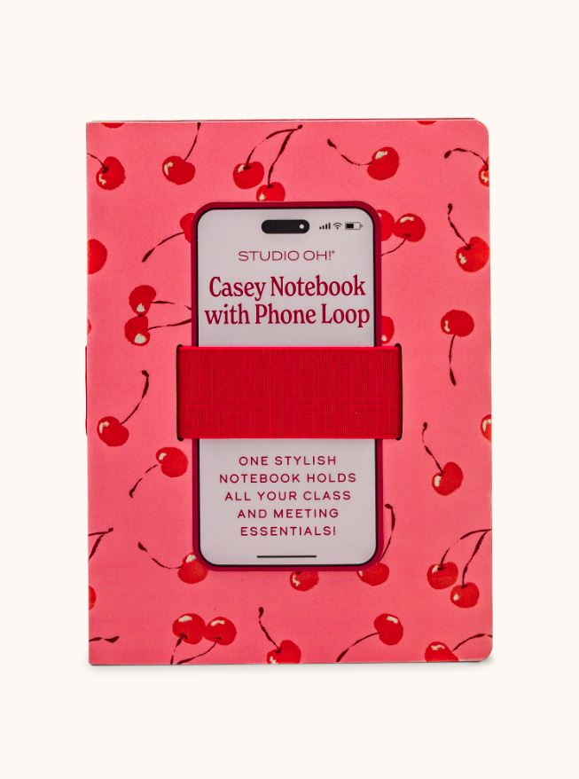 Fresh-Picked Cherries Phone Looped Casey Notebook