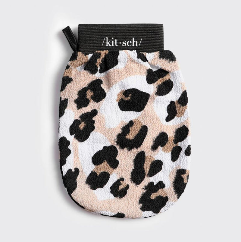 Eco Friendly Exfoliating Glove, Leopard | Kitsch